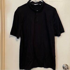 Calvin Klein‎ Polo Mens Size L Black Short Sleeve workwear party classic play